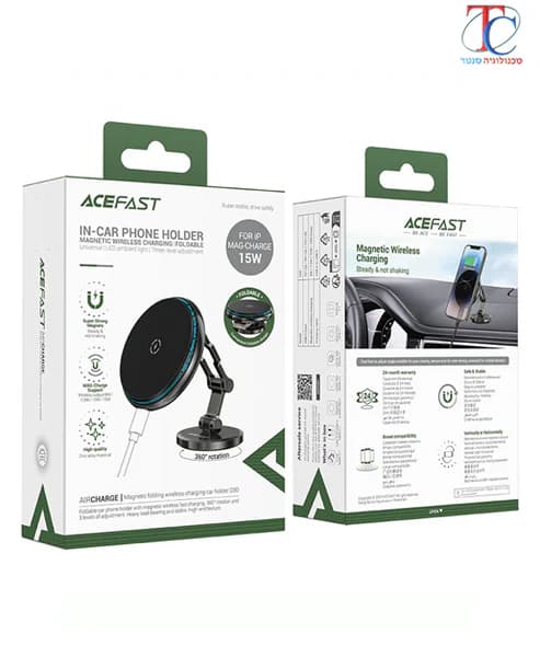 Fast Wireless Charger Magnetic Car Holder D30